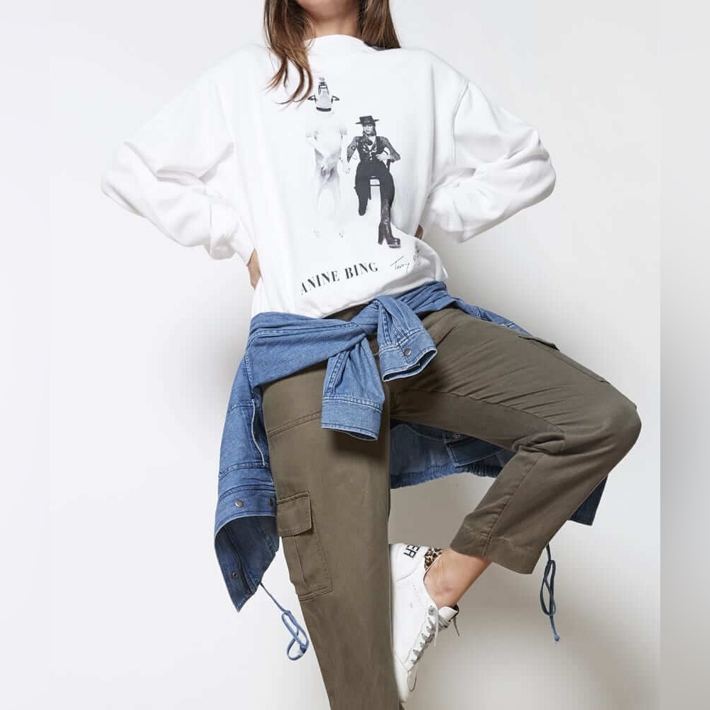 ANINE BING Ramona Sweatshirt AB x David Bowie